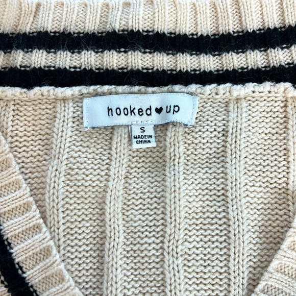 Hooked Up Cream Sweater S/P - Picture 8 of 8